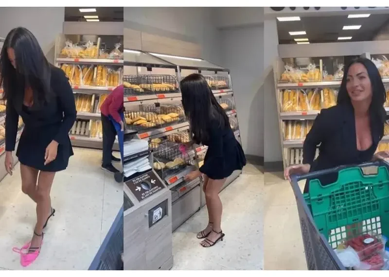 ¡Exhibicionista! Influencer dejaba ‘chones’ usados en supermercados; vídeos causan polémica