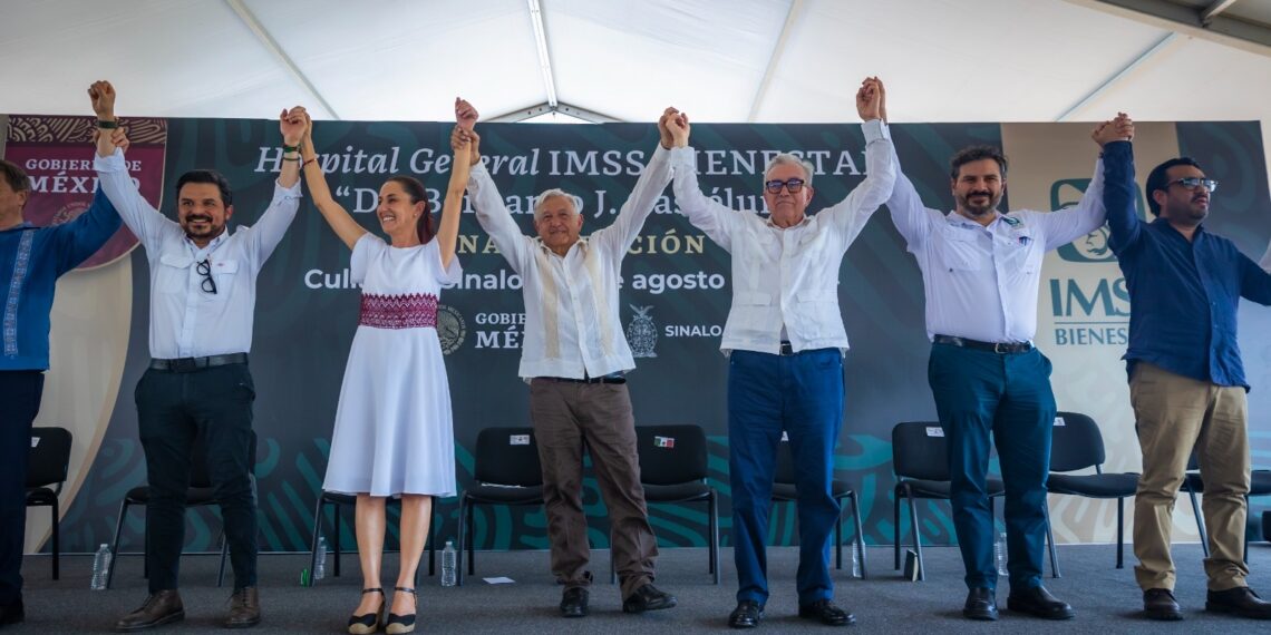 AMLO y Rocha inauguran el nuevo Hospital General de Culiacán