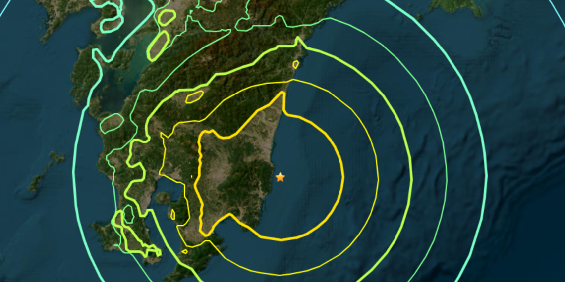 Terremoto de magnitud 7.1 causa alerta de tsunami en el sudoeste de Japón