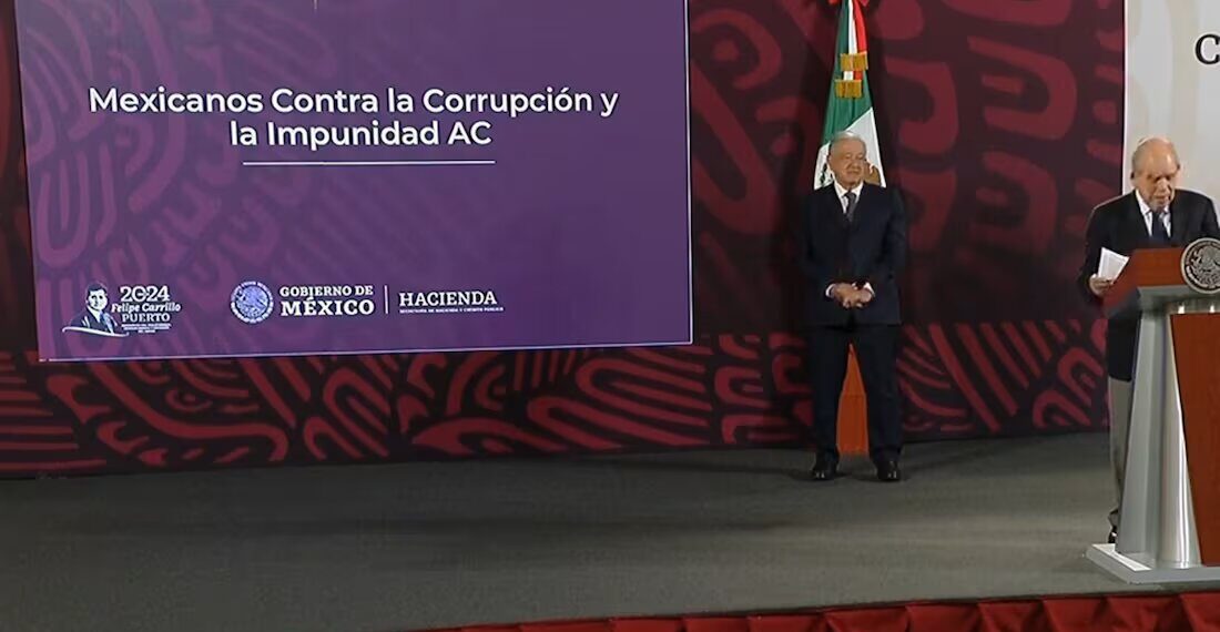 AMLO se lanza contra Mexicanos contra la Corrupción y la Impunidad por recibir 96 mdp de Estados Unidos
