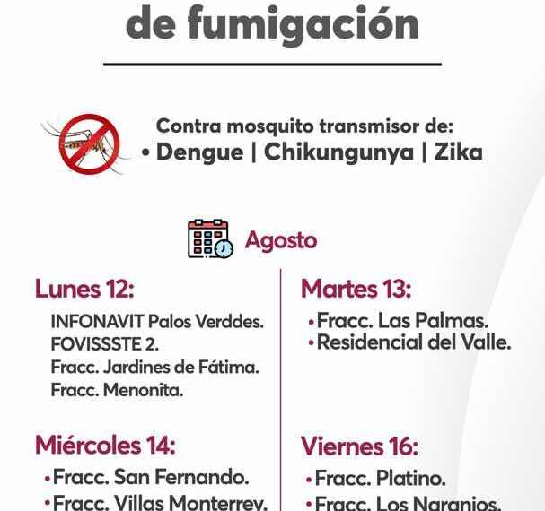 ¡Cuídate de los moscos! Continúan las brigadas de fumigación en Los Mochis