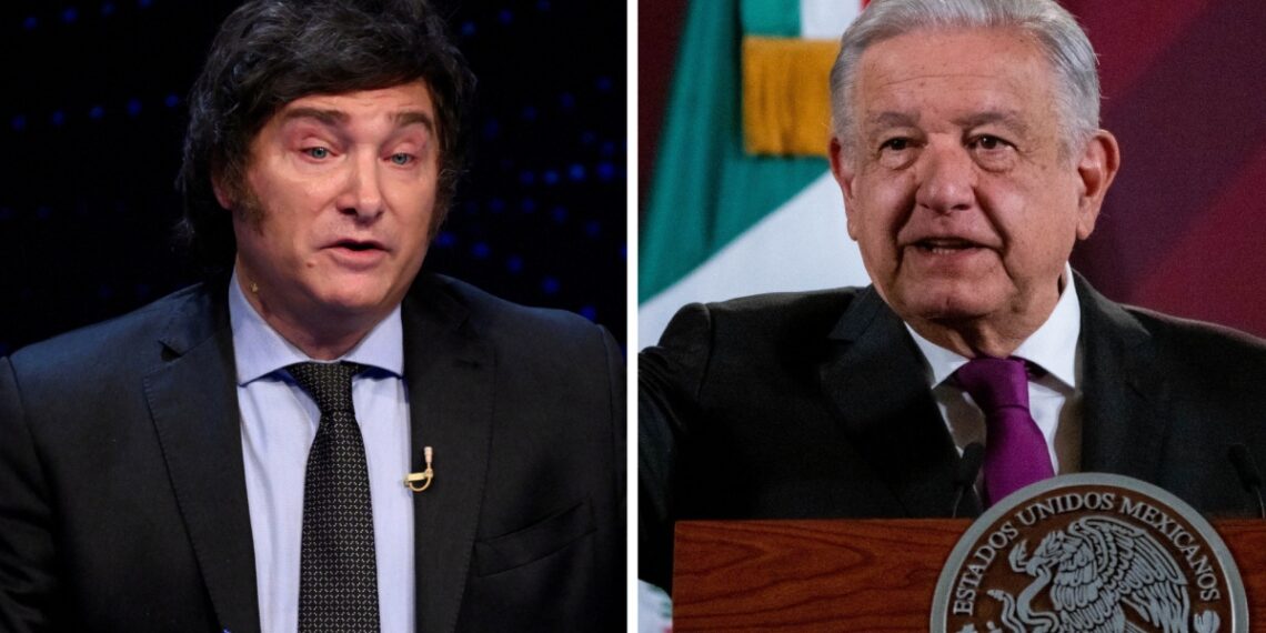 AMLO no recibirá al presidente de Argentina, Javier Milei, cuando visite México