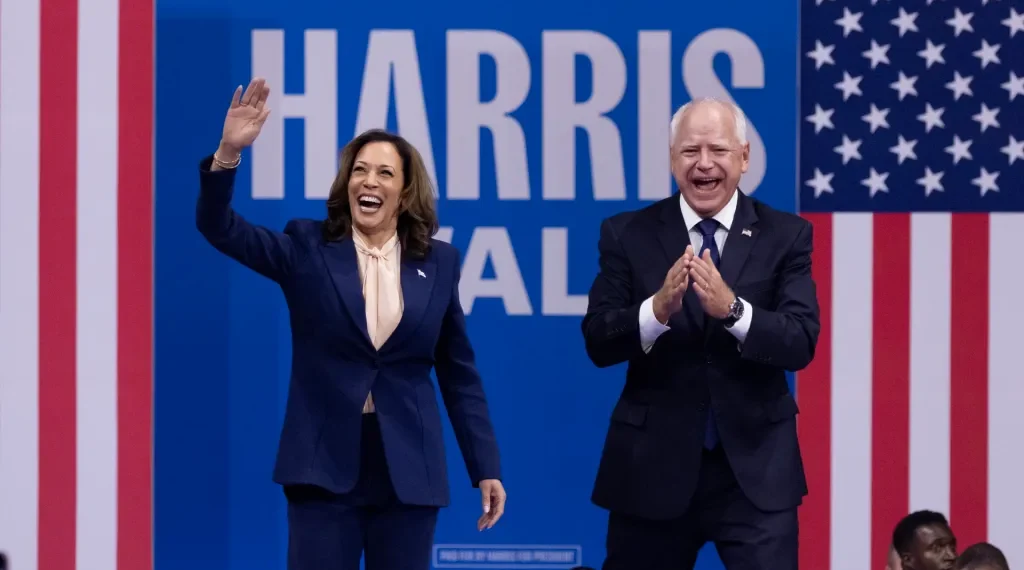 Kamala Harris y Tim Walz arrancan su campaña: “Necesitamos nivelar el terreno”