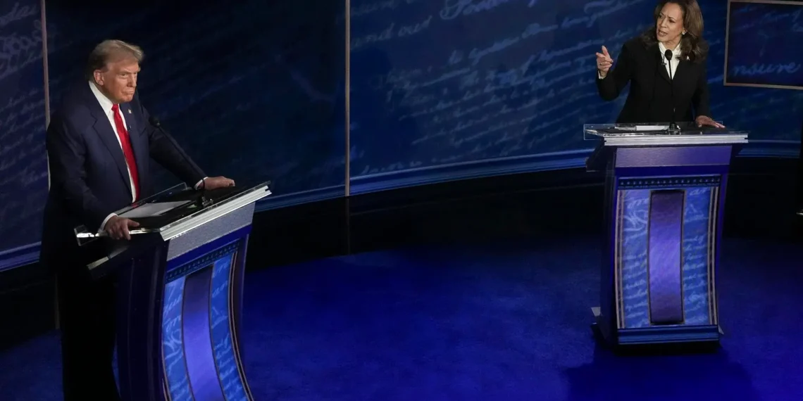 Harris se enfrenta a Trump en un debate lleno de ataques personales