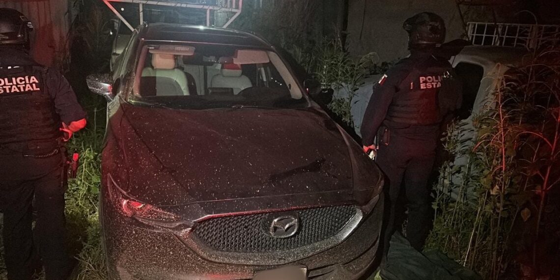 Policías Estatales del grupo Élite recuperan vehículo con reporte de robo