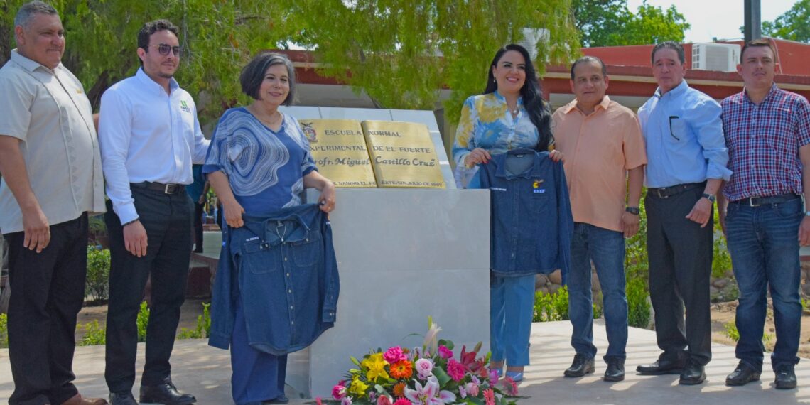 Alcalde Gildardo Leyva se suma a la celebración por el 30 Aniversario de la Escuela Normal Experimental de El Fuerte