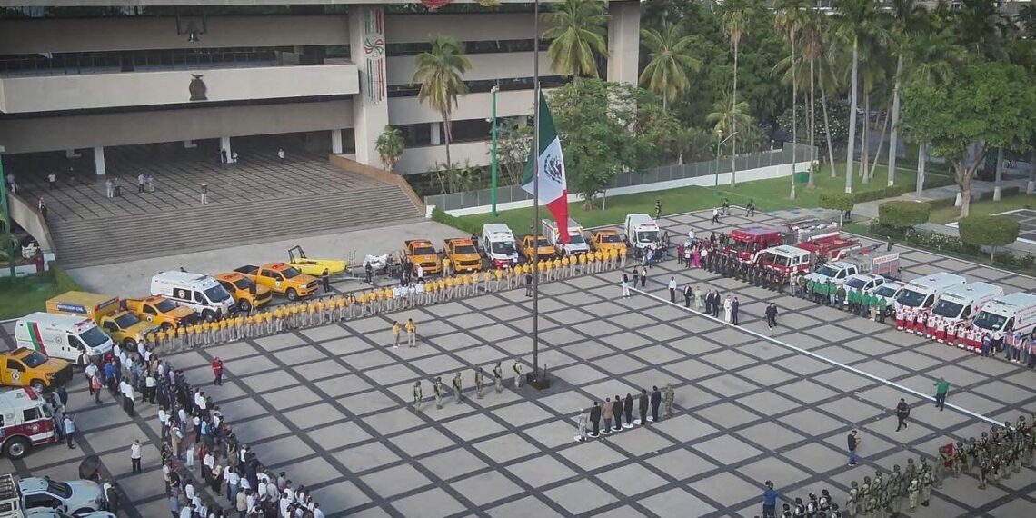 Autoridades conmemoran los sismos de 1985 y 2017, y el Día Nacional de Protección Civil