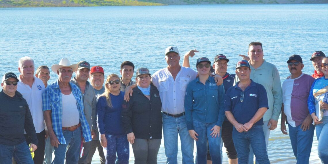 El Fuerte es pesca: Éxito en la tercera etapa de repoblación de alevines en la Presa Miguel Hidalgo.