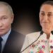 Putin declina la invitación para asistir a la investidura de Sheinbaum