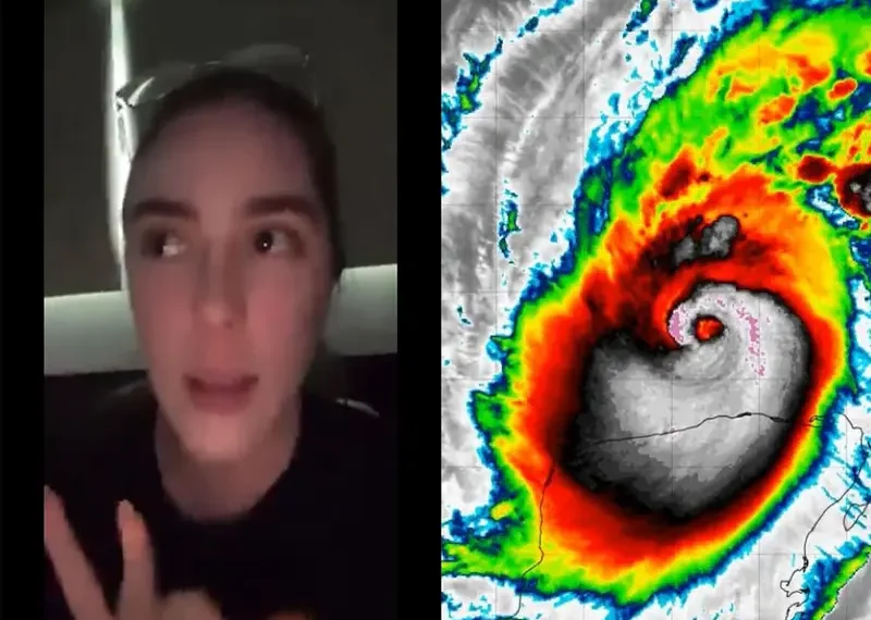 VIDEO: Mujer dice que yucatecos inventan huracanes para no trabajar y la tunden