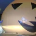 Colosal calabaza de Halloween ‘devora’ a policías; así quedo registrado