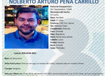“Sin rastro del paradero de Nolberto Peña”: Isaac Aguayo   – NR | NOTICIAS