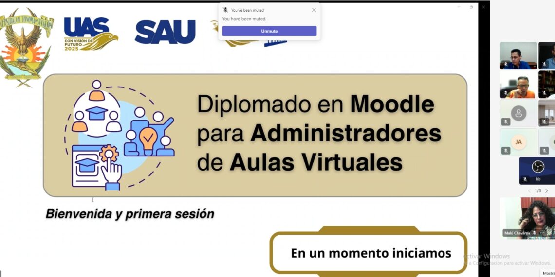 La Dirección General de Educación Superior de la UAS pone en marcha el “Diplomado en Moodle para Administradores de Aulas Virtuales”