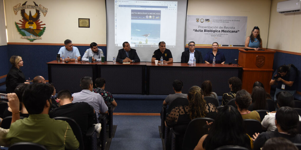 La Facultad de Biología de la UAS presenta su revista científica Acta Biológica Mexicana, para exponer el trabajo de sus investigadores
