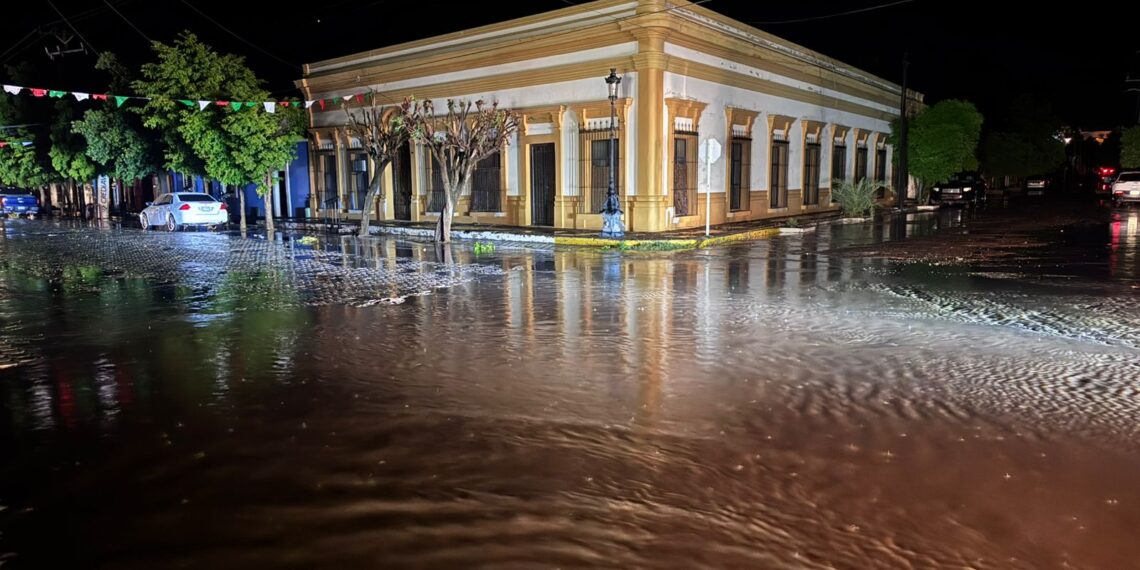 Protección Civil El Fuerte reporta daños por lluvias y fuertes vientos en la Cabecera Municipal