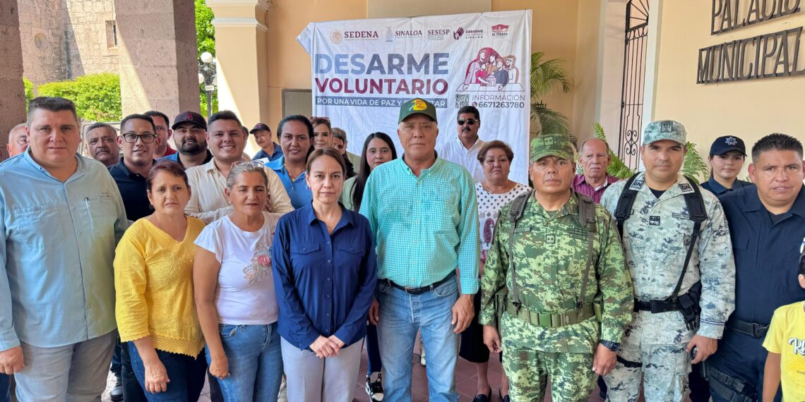 Gobierno de El Fuerte da inicio a la Campaña de Desarme Voluntario: Un esfuerzo estatal por la paz en Sinaloa