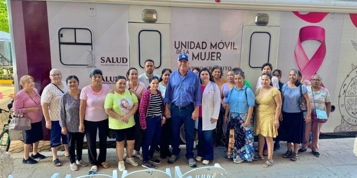 Unidad Móvil de la Mujer brindó servicios gratuitos de salud en El Fuerte en el marco de Octubre Rosa