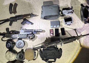 Guardia Nacional asegura 1 dron, armas largas y un Rubicon en Culiacán