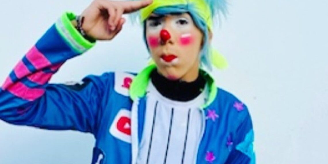 Murió Larrix Flow, payaso y DJ, famoso en redes sociales