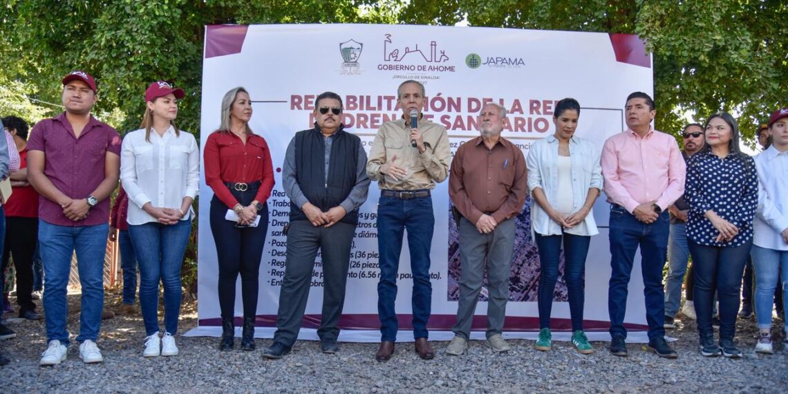 “La rehabilitación del drenaje del ejido Morelos era un clamor de años”: Víctor Fernández