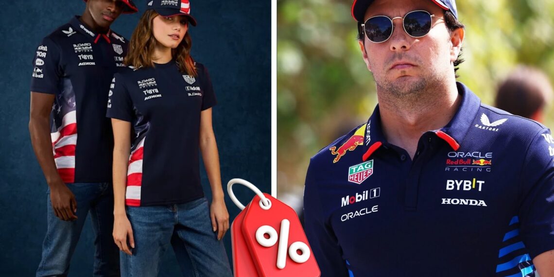 Mercancía de Checo Pérez es rematada al 70 por ciento en la tienda en línea oficial tras su salida de Red Bull
