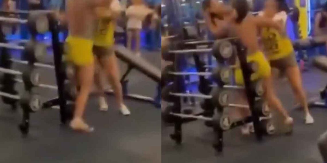 Mujeres intercambian golpes en pelea por los aparatos de un gimnasio en Brasil