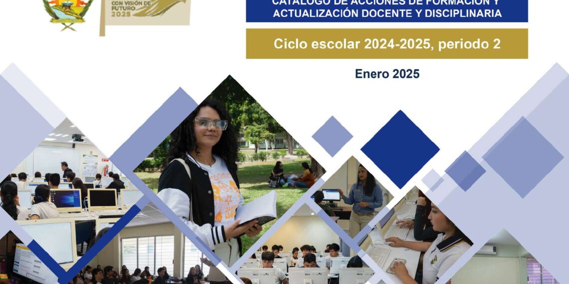 Publica la Red de Colaboradores para el PIEFAD el Catálogo de Acciones de Formación y Actualización Docente y Disciplinaria 2024-2025, periodo II