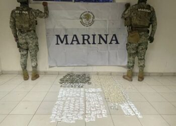 Marina asegura 800 dosis de estupefacientes en Los Mochis