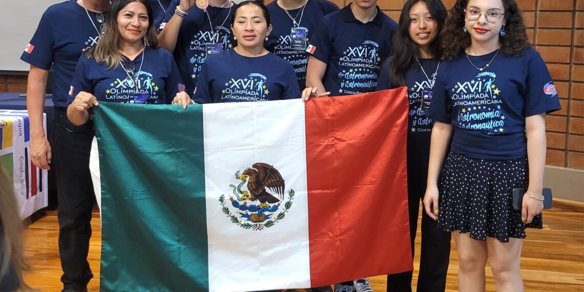 Logra la delegación mexicana un bronce y dos menciones honoríficas en la Olimpiada Latinoamericana de Astronomía y Astronáutica en Costa Rica