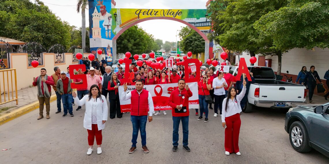 Gobierno de El Fuerte se une a la conmemoración por el Día Mundial de la Lucha Contra el SIDA