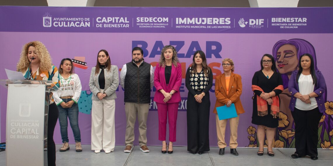 Realizan Bazar “Somos tu red de apoyo” dentro de los 16 días de Activismo contra la Violencia de Género