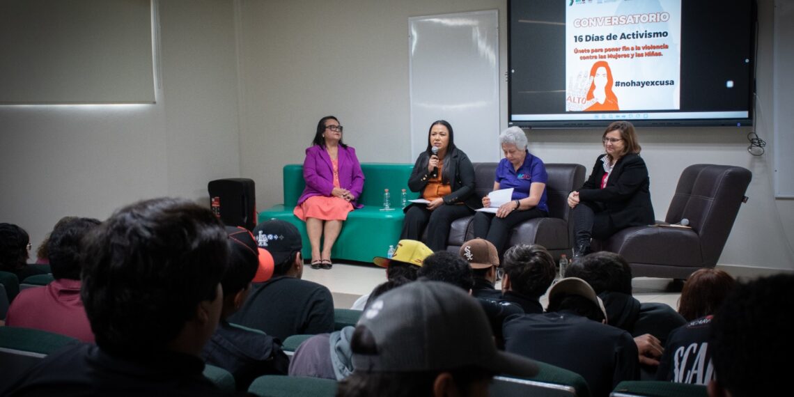 Realizan Conversatorio “16 Días de Activismo: Únete para Poner Fin a la Violencia contra las Mujeres y las Niñas” en la Universidad Tecnológica de Culiacán