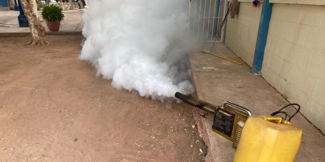 Inician las fumigaciones en todas las escuelas del municipio