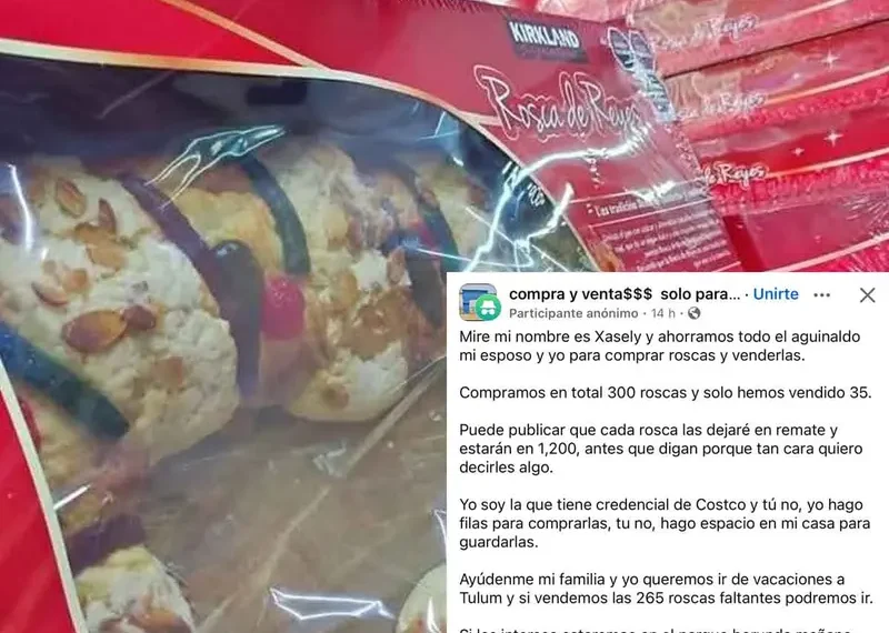 Revendedora de Costco suplica por ayuda luego de que se le quedaron más de 200 Roscas de Reyes