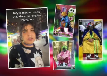 VIDEO: Joven denuncia ‘blackface’ en representación de Reyes Magos en feria de CDMX