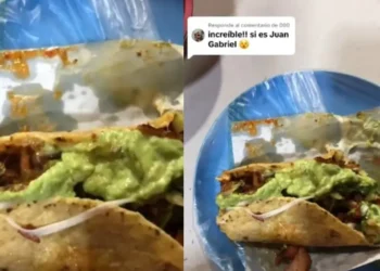 Mujer asegura que figura de Juan Gabriel se le apareció en la envoltura de sus tacos