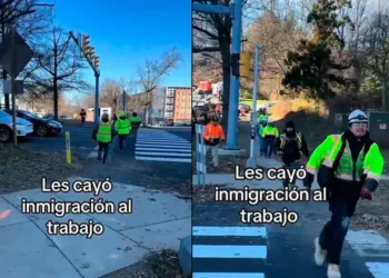 Trabajadores indocumentados de la construcción huyen tras ser sorprendidos por migración