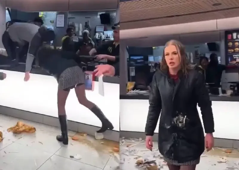 VIDEO: Mujer provoca pelea campal en un McDonald’s por orden mal recibida
