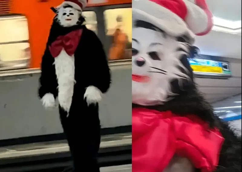 El misterioso gato con sombrero vuelve a aparecer en el Metro: ¡los avistamientos se multiplican!