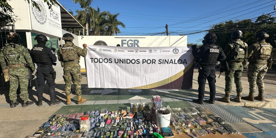 Grupo interinstitucional asegura droga en Navolato