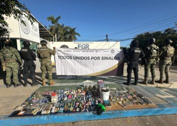 Grupo interinstitucional asegura droga en Navolato