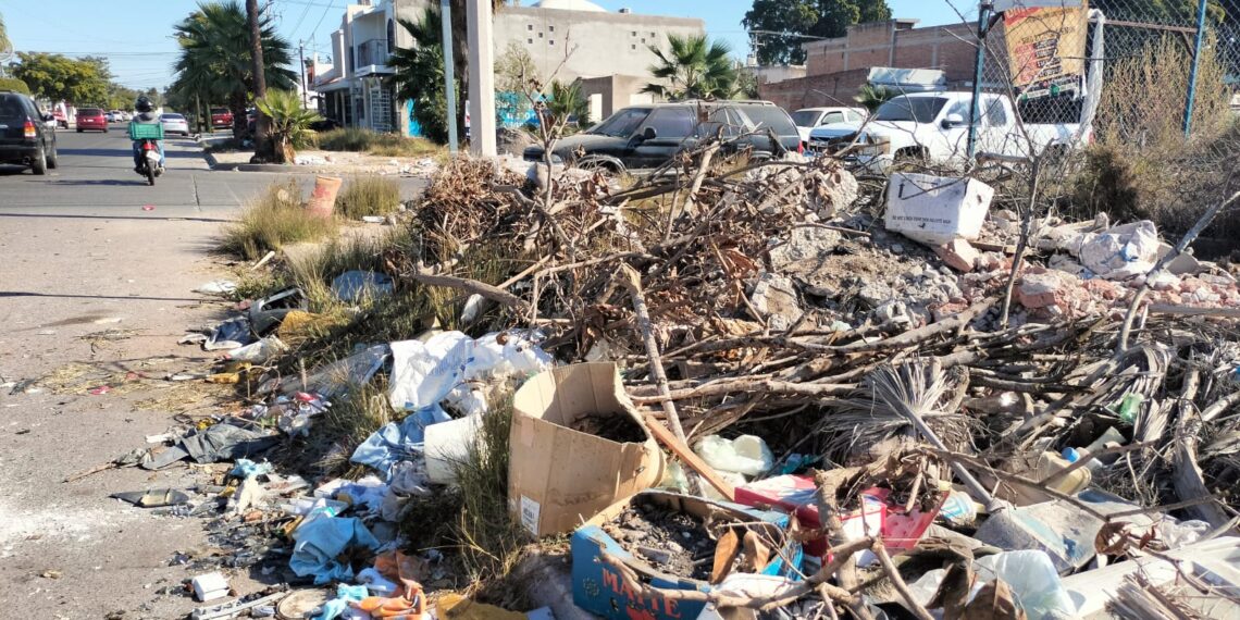 Denuncian escombros y basura sobre Emiliano Zapata y Lázaro Cárdenas – NR | NOTICIAS