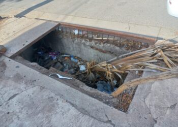 Vecinos de la colonia centro reportan  boca de tormenta sin tapadera. NR | Noticias