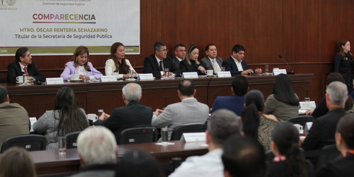 Durante comparecencia, Secretario de Seguridad resalta coordinación, prevención del delito, reinserción social efectiva y el fortalecimiento de las telecomunicaciones