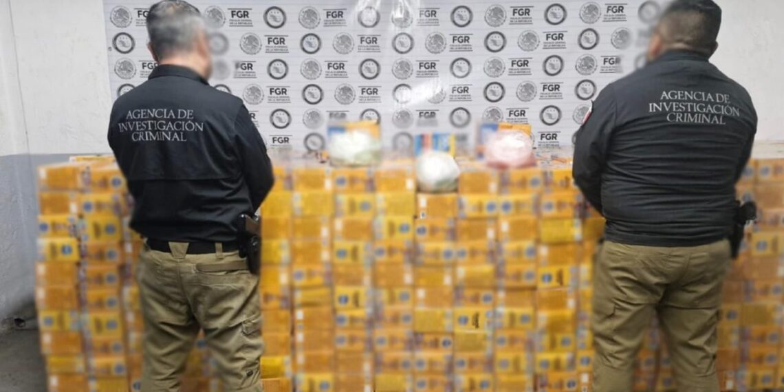 EN SONORA Y BAJA CALIFORNIA FUERON ASEGURADAS CUATRO TONELADAS DE METANFETAMINA Y 20 KILOS DE FENTANILO Y HEROÍNA*