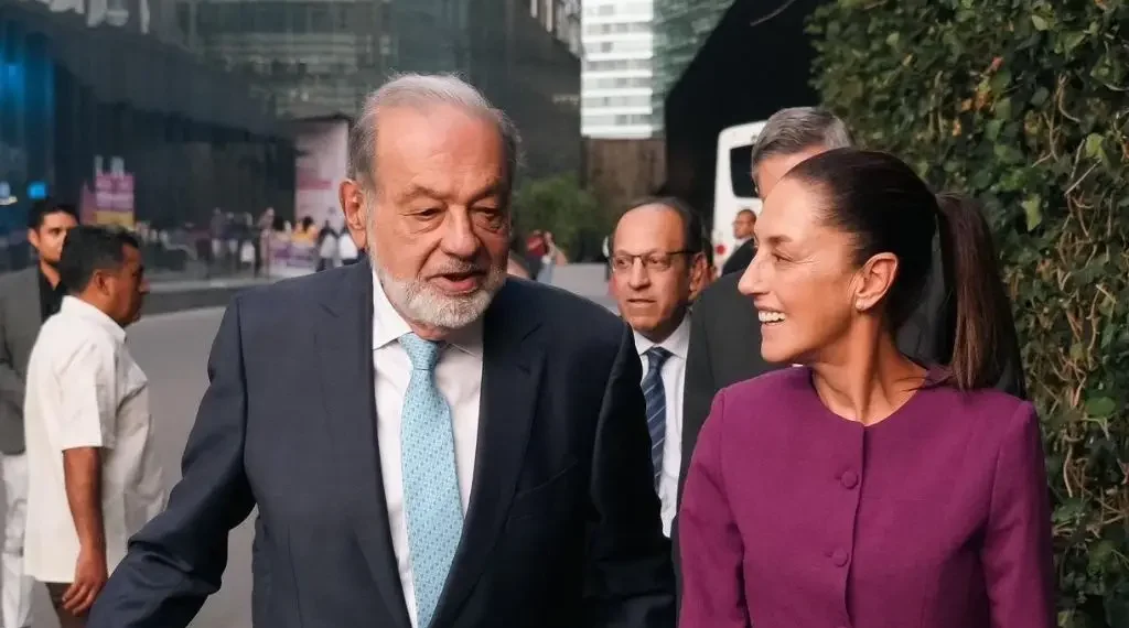Falso que Slim sea narcotraficante, dice Sheinbaum; “no hay ninguna investigación contra él ni sus empresas”