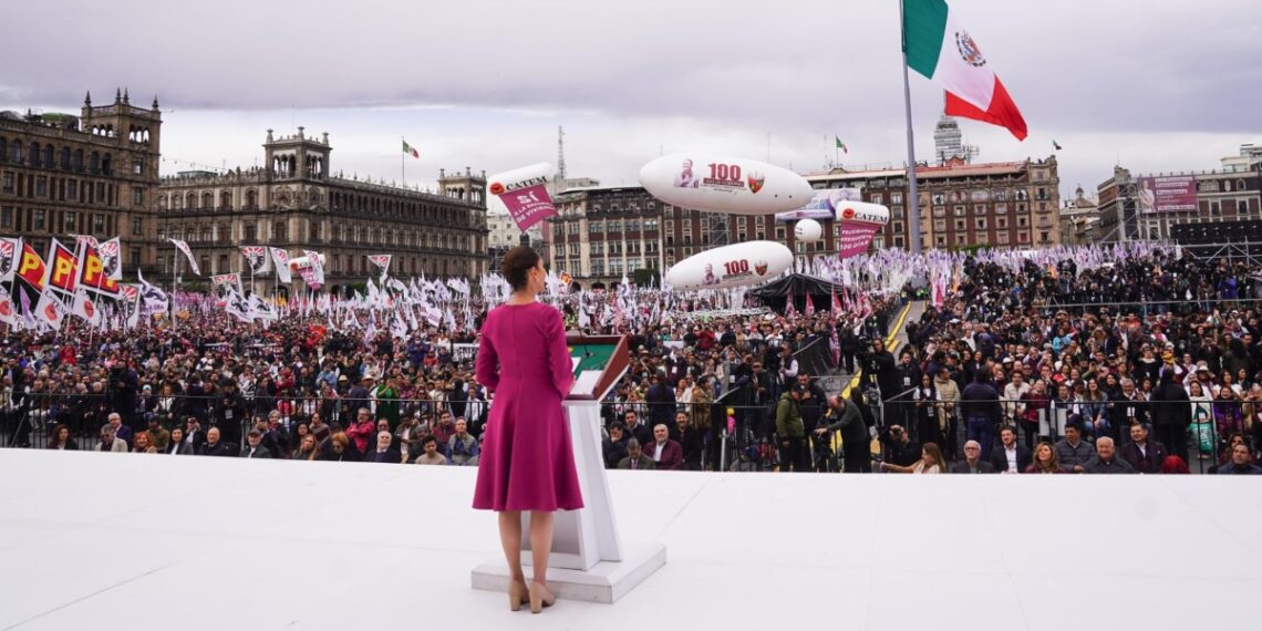 La Cuarta Transformación está más fuerte que nunca, asegura Sheinbaum tras informe de los 100 días