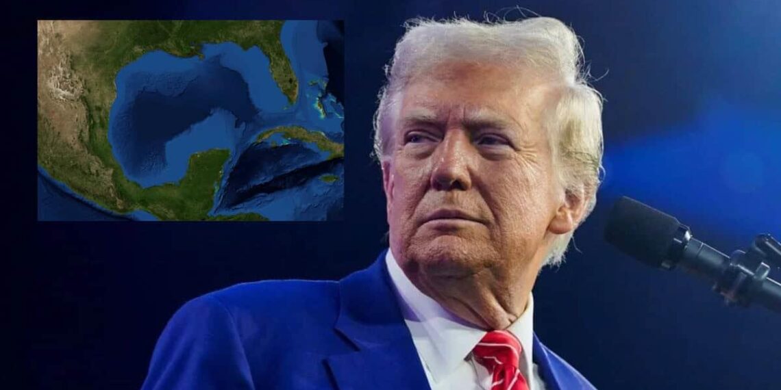 Trump quiere cambiar el nombre del Golfo de México a Golfo de América