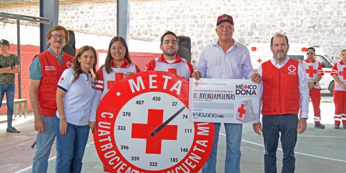 Arranca la Colecta Anual de Cruz Roja Mexicana en El Fuerte