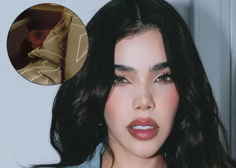 Peso Pluma aparece escondido en fotos de Kenia Os en Nueva York